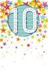 Picture of 10TH BIRTHDAY CARD